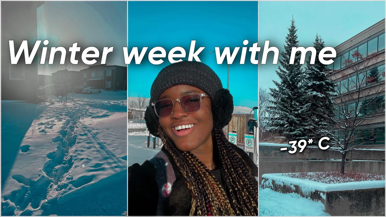 Schooling in -39 degree Celsius weather | Manitoba Canada | Winter week vlog
