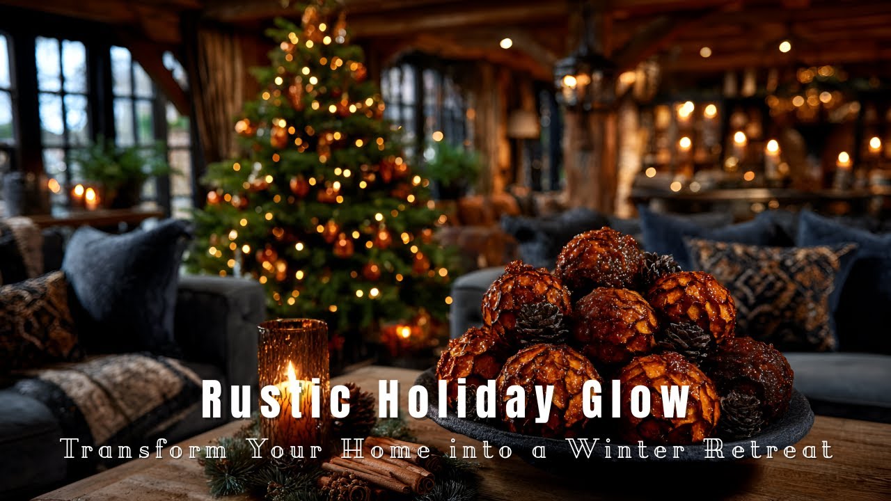 Warm & Cozy Rustic Christmas Home Tour | Farmhouse Holiday Decorating Inspiration