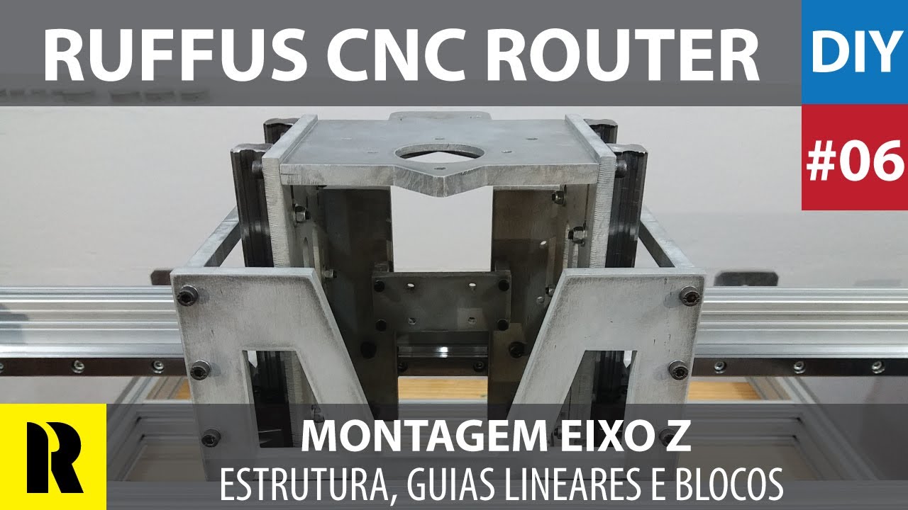 PRO CNC Caseira com Arduino - Montagem Eixo Z (Ruffus DIY)