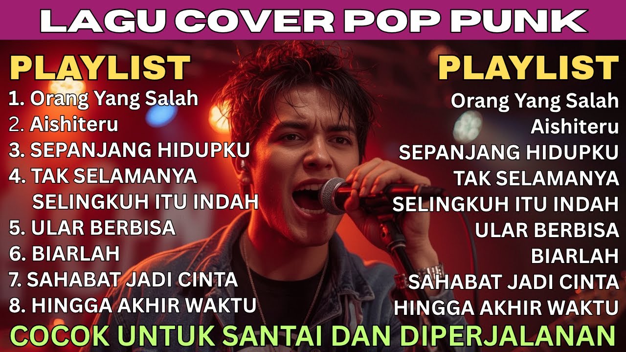 Lagu Cover Pop Punk/Rock Energi | Viral TikTok 2025 | Orang Yang Salah | Aishiteru | Biarlah