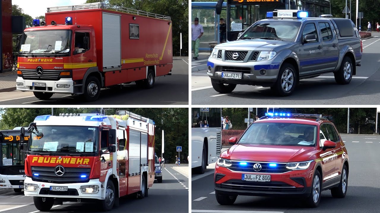 [GW-A/S & TLF-Logistik] Einsatzfahrten Werkfeuerwehr und Objektsicherung Forschungszentrum Jülich