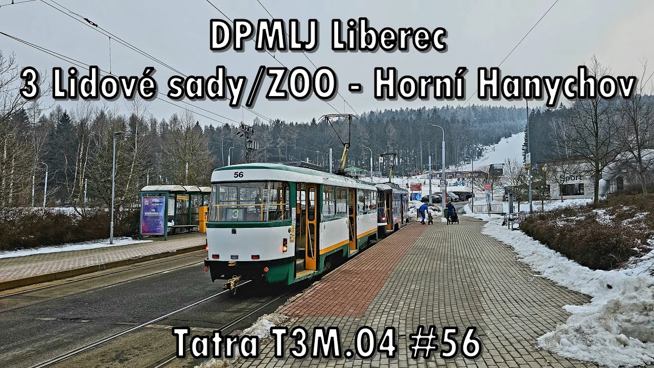 DPMLJ Liberec - linka 3, Tatra T3M.04 #56