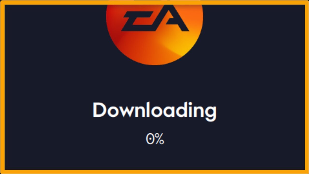 EA APP Stuck On Downloading 0%