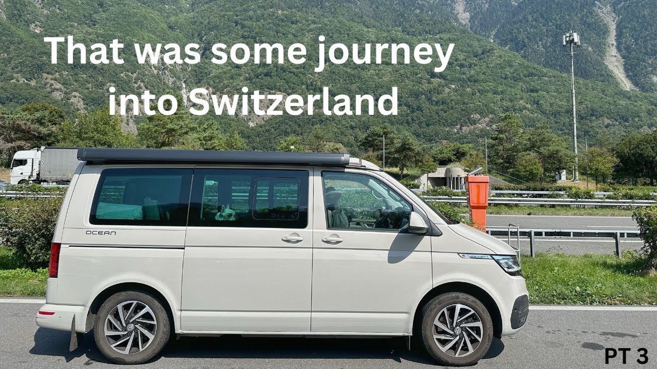 Our first Campervan trip via France into Switzerland in our VW California Ocean.