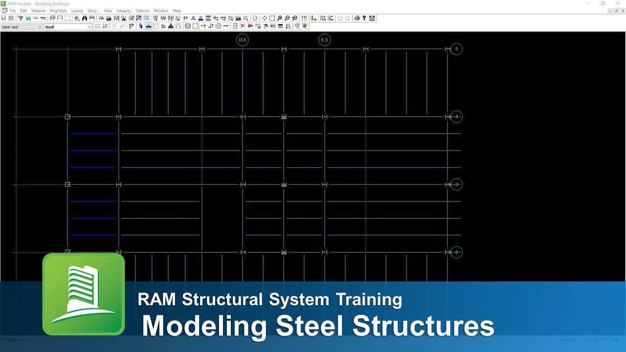 Modeling Composite Steel Structures in RAM Structural System