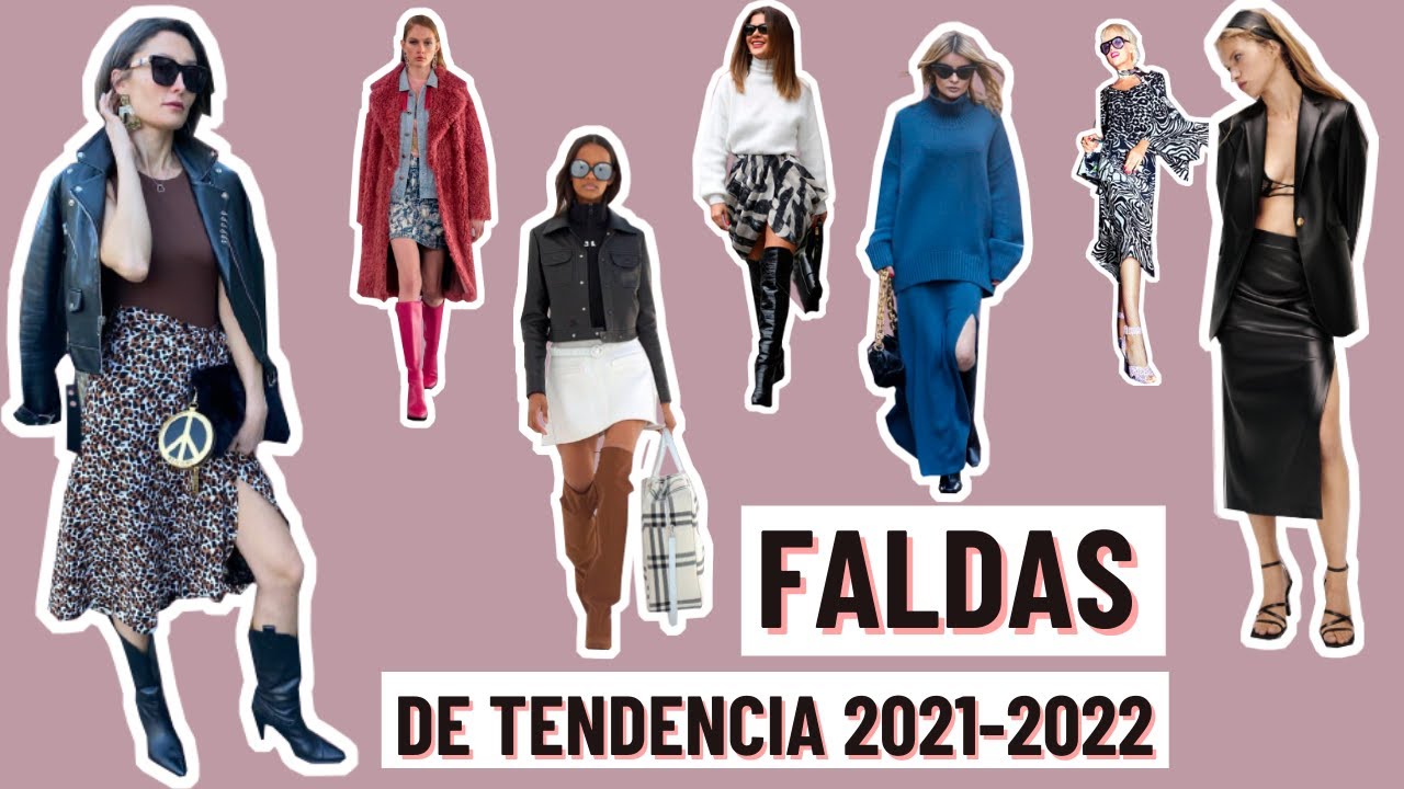 FALDAS DE MODA 2021 2022 / FALDAS Casuales / FALDAS Tendencia