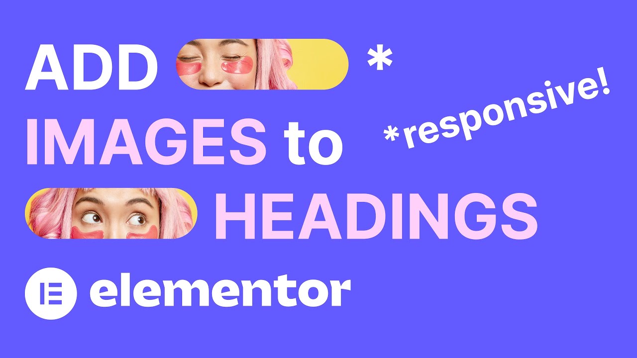 Добавление изображений или значков к тексту в Elementor — Полностью адаптивный — WordPress
