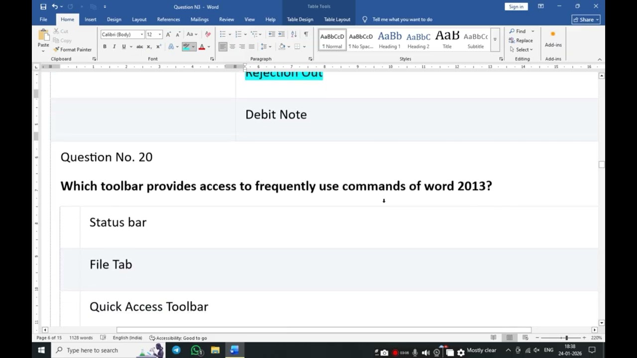 DCA Most Important Computer MCQs | Word Excel PowerPoint | #mcqs #excel #msword