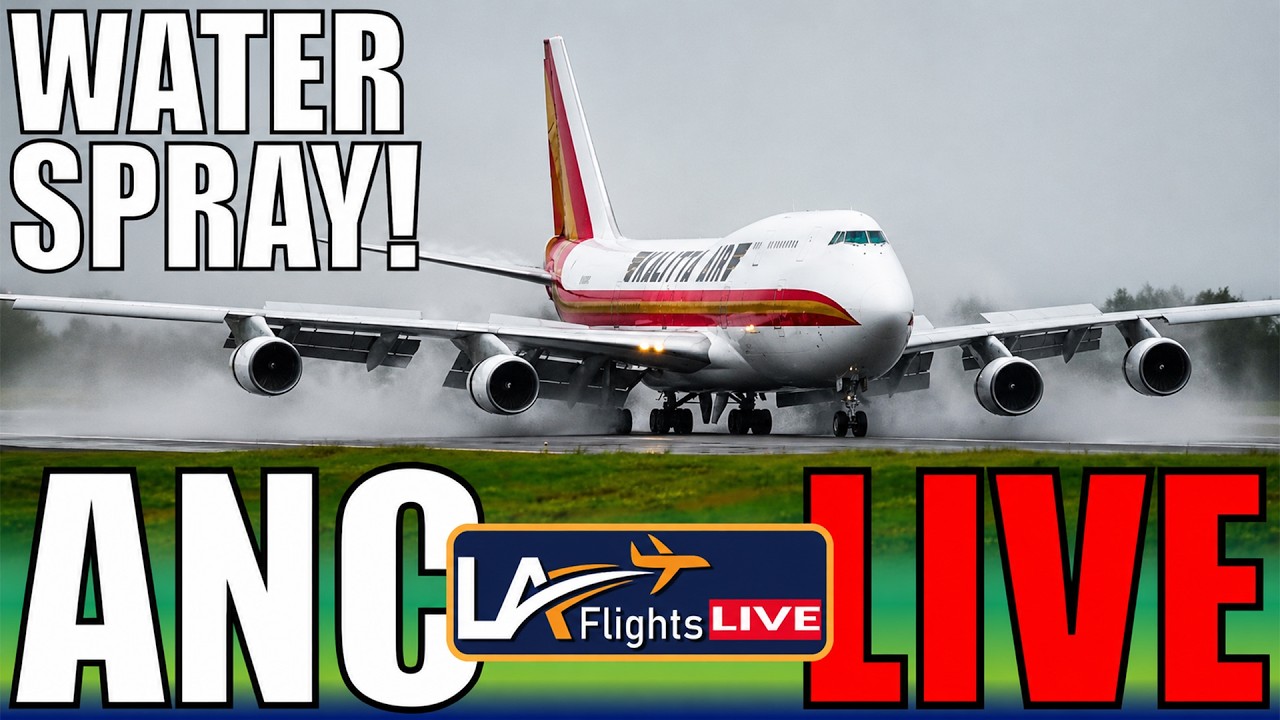 🔴 ANCHORAGE AIRPORT LIVE! | AUGUST 20, 2026 | ANC PLANE SPOTTING