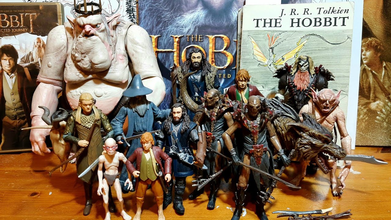 The Hobbit rare figure collection - Gandalf, Gollum, Elves, Goblin King, Orcs, Wargs and more!