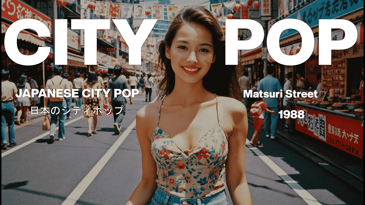 Japanese City Pop 1988 | Tokyo Matsuri Street Lights 🎏✨ | 日本のシティポップ (Japanese City Pop Playlist)