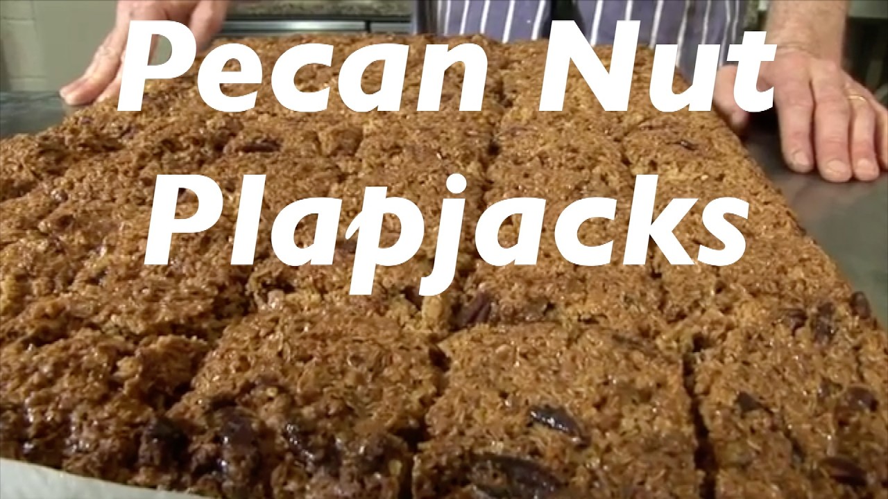 Pecan nut and Honey flapjacks with French Julian