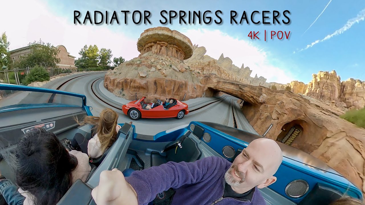 Disneyland's Radiator Springs Racers - Full Ride - 4K
