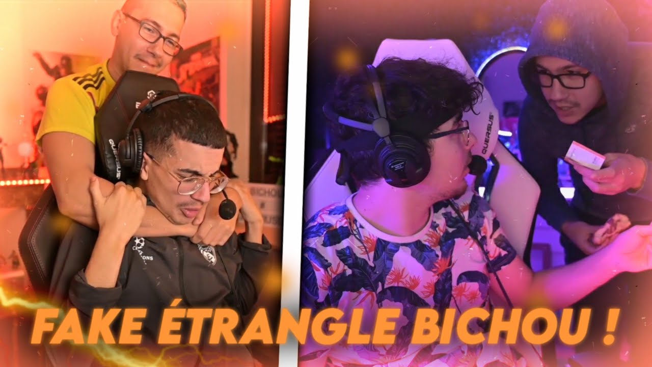 FAKE AGRESSE BICHOU, JLAMARU SE FAIT MENACER PAR FAKE !! (best of twitch)