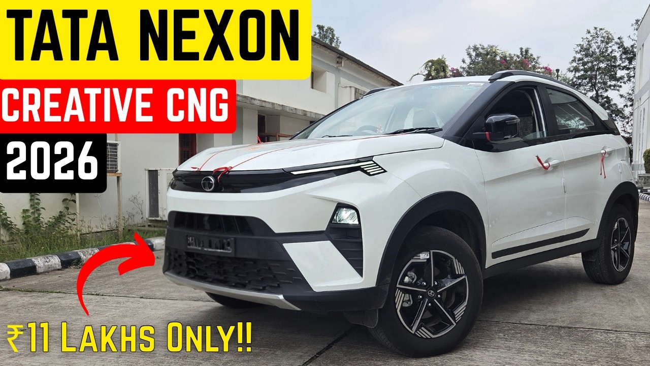 MOST VALUE FOR MONEY NEXON🔥|| NEW TATA NEXON CREATIVE CNG 2026😍|| DETAILED WALKAROUND