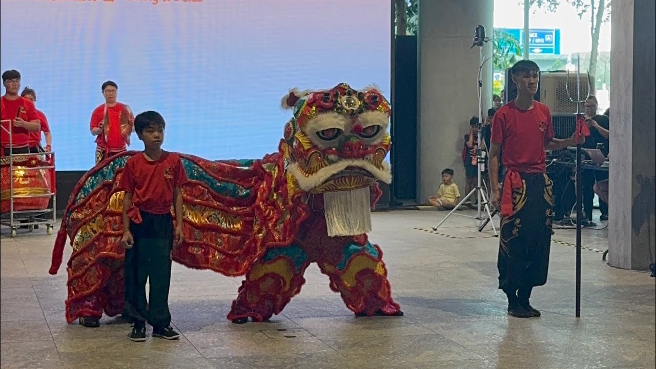 [4K] Hainanese Lion Dance Guang Wu Club 海南舞狮 新加坡光武国术团 31.01.26