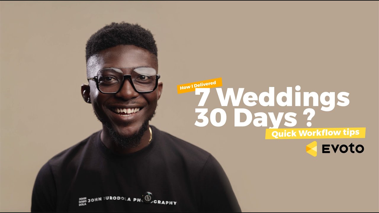 How I shot and delivered 7 Nigerian weddings in less than 30 Days | Evoto AI Testing & Review.