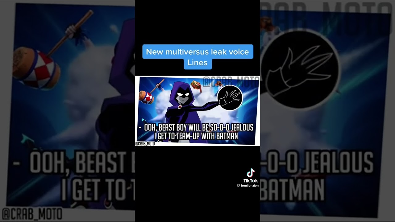 NEW * Multiversus Leak Voice Lines
