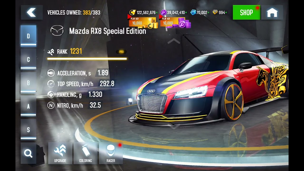 Asphalt 8 upgrade a pro the last 2 cars clase D