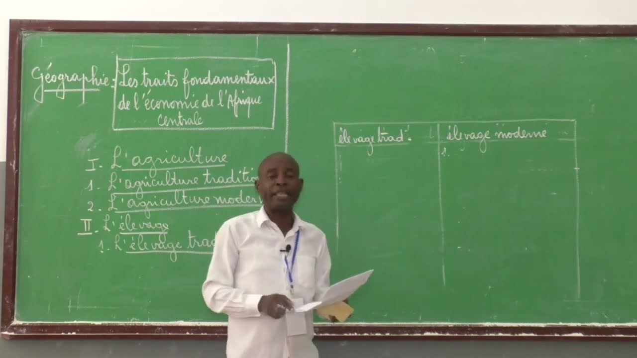 Cours de Géographie : Les Traits fondamentaux de l'économie de l'Afrique Centrale. Niveau Terminale.