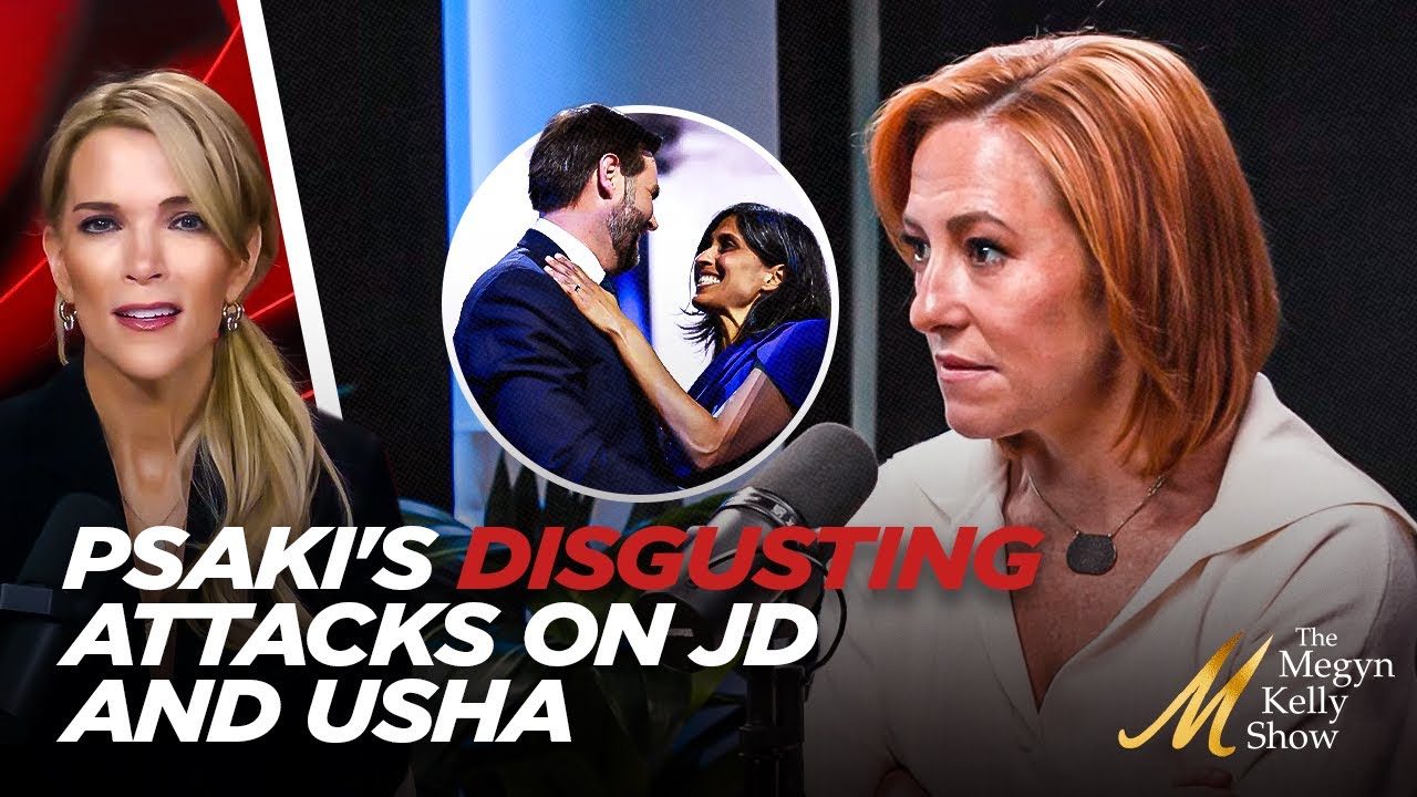 Jen Psaki's DISGUSTING Attacks on JD Vance and Usha Vance on Liberal White Ladies Podcast