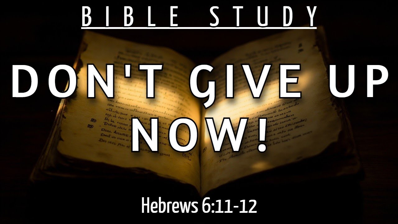 STOP POSTPONING YOUR PURPOSE: THE MISTAKE THAT STEALS YOUR INHERITANCE - HEBREWS 6:11-12