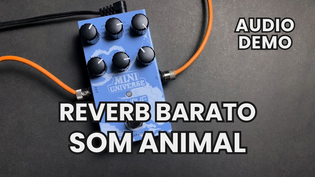Pedal de reverb BOM e BARATO | Mini Universe M VAVE preset demo
