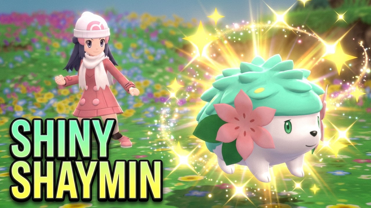 Shiny Shaymin in Pokemon Brilliant Diamond and Shining Pearl! ✦