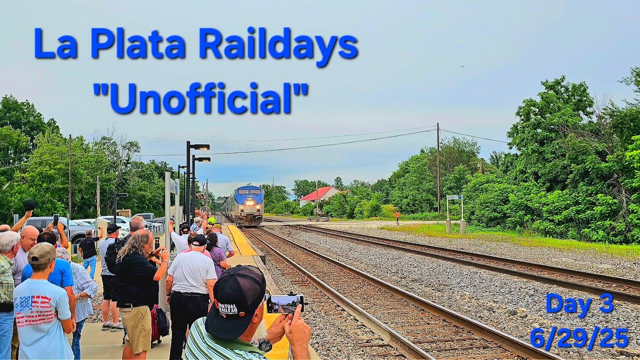 La Plata Railfanning Day 3.  The Official Unofficial Railroad days!  Southwest Chief BNSF Railfans!
