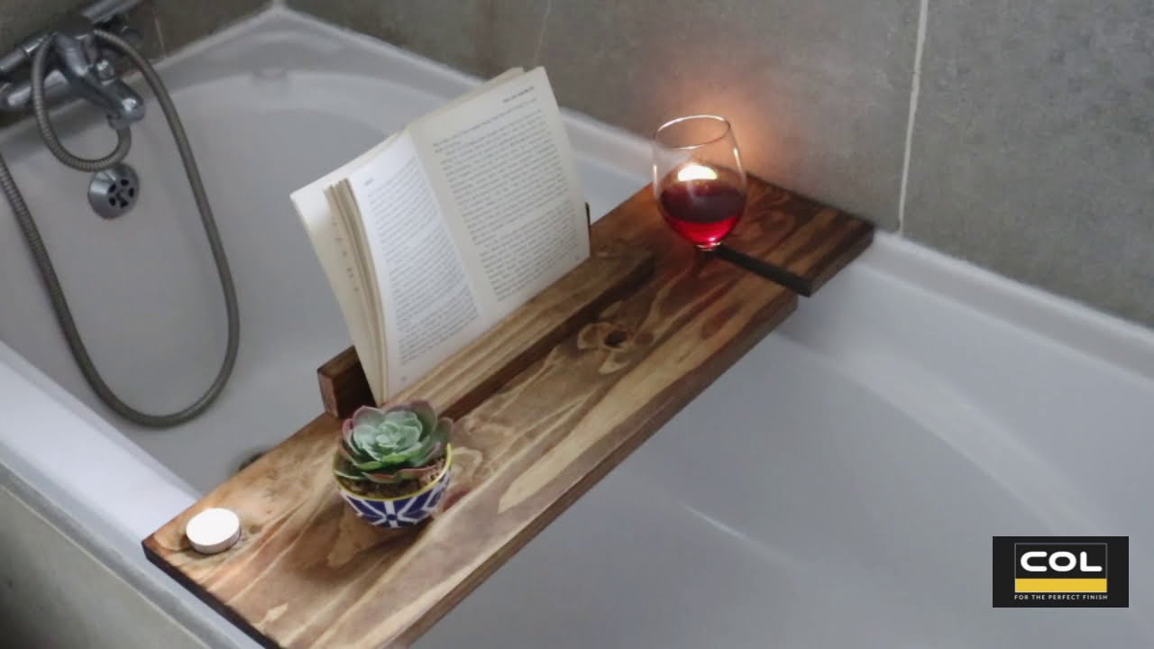 DIY Bath Tray