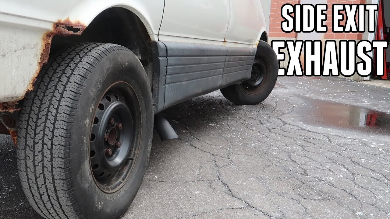 Custom Side Exit Exhaust for the BATTLE VAN!