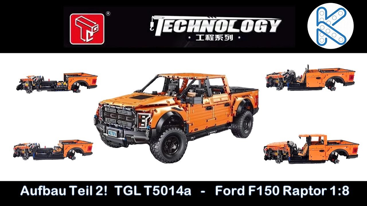 Aufbau Teil 2! TGL T5014 A Ford F150 Raptor 1:8