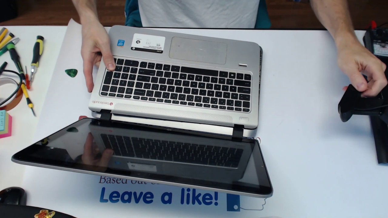 HP Envy 15 Core i7 laptop laptop disassembly charge port repair how to fix power jack guide