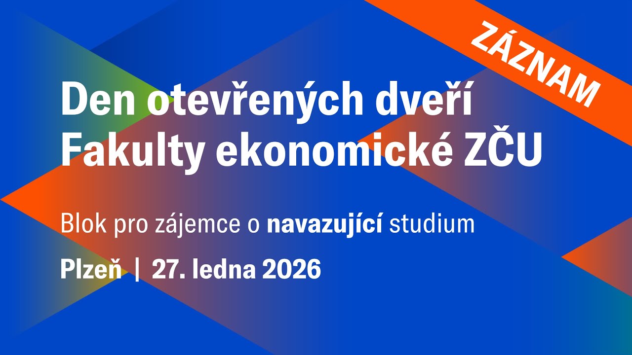 Den otevřen&yacute;ch dveř&iacute; 2026 &ndash; navazuj&iacute;c&iacute; studium | Plzeň 27. 1. 2026 | FEK ZČU