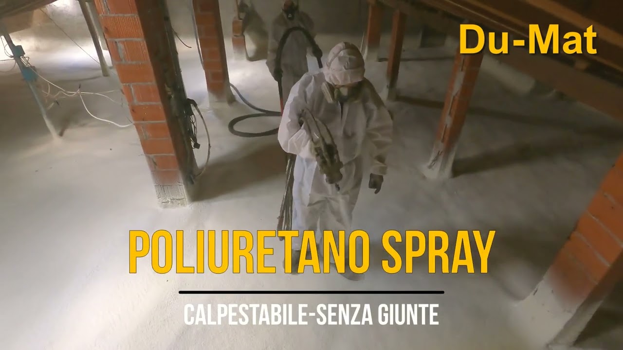 ISOLAMENTO SOLAIO CON POLIURETANO SPRAY DU-MAT SRL ORIGINAL