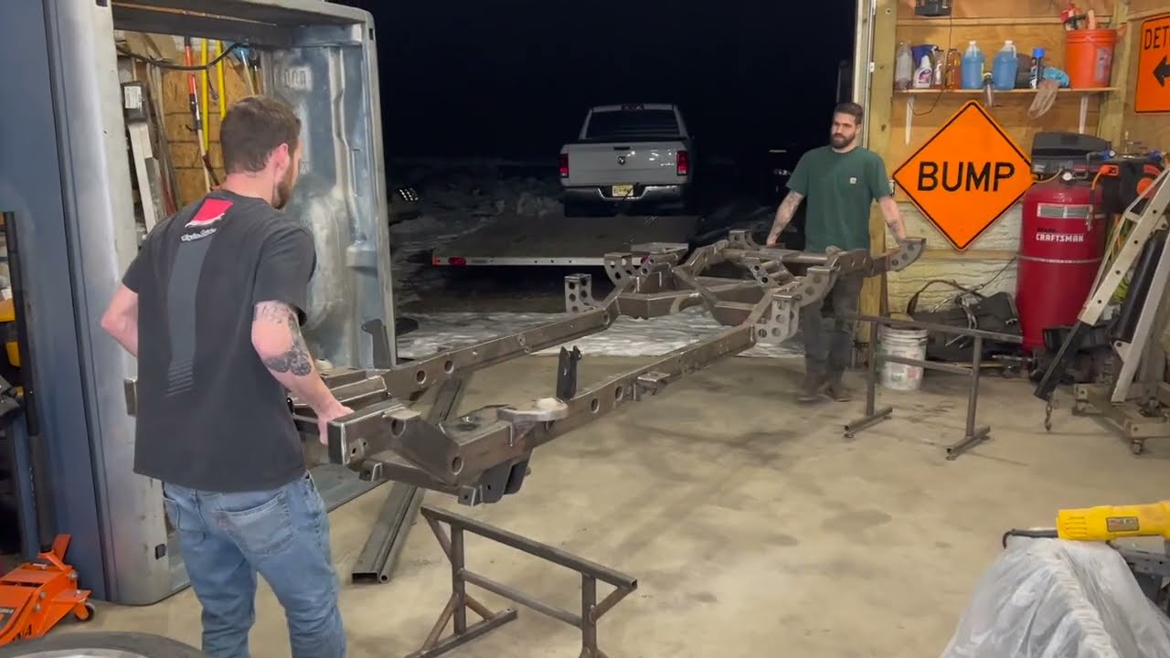 6.0L POWERSTROKE FORD RANGER CUSTOM FRAME REVEAL!!!