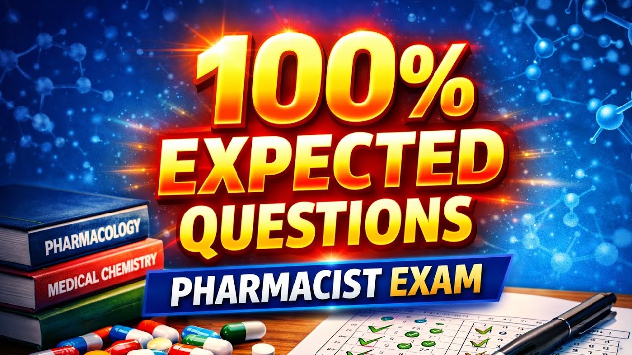 RRB PHARMACIST most repeated mcq's with explanation #rrbpharmacist2026 #rrb 