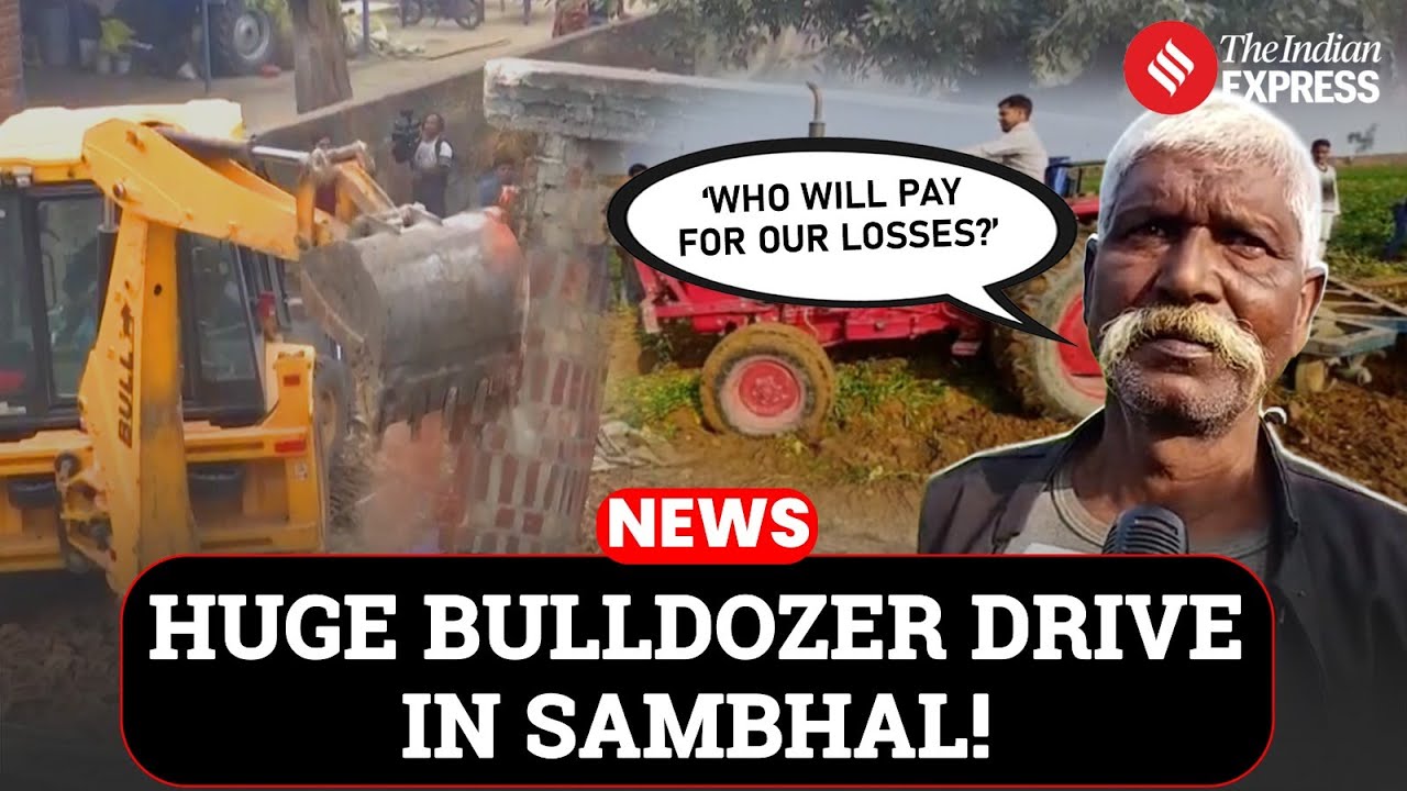 Sambhal Demolition Drive: Cremation Ground Encroachment Removed, Houses on Fertiliser Pits Razed