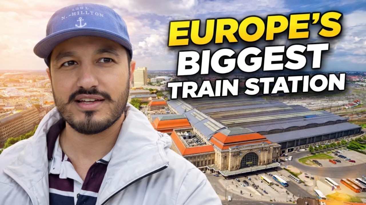Europe’s Biggest Train Station Experience | Leipzig Hauptbahnhof 🇩🇪
