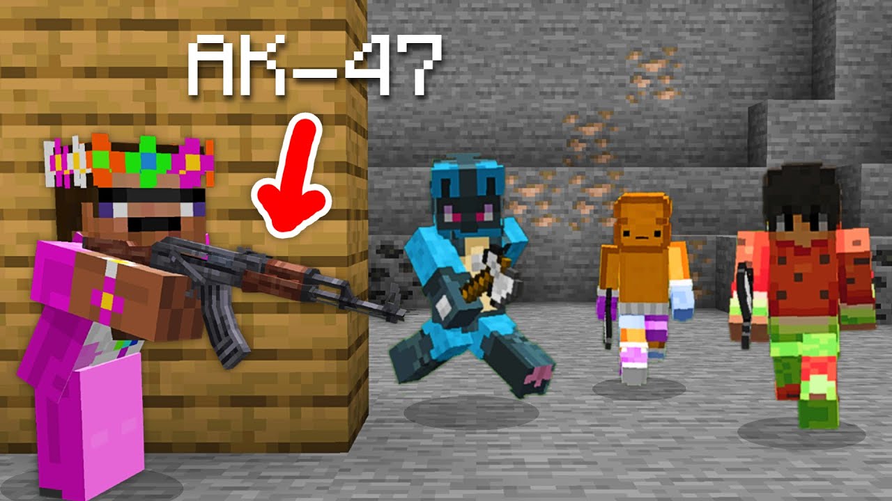 J'ai Secrètement Ajouté des Armes sur Minecraft..