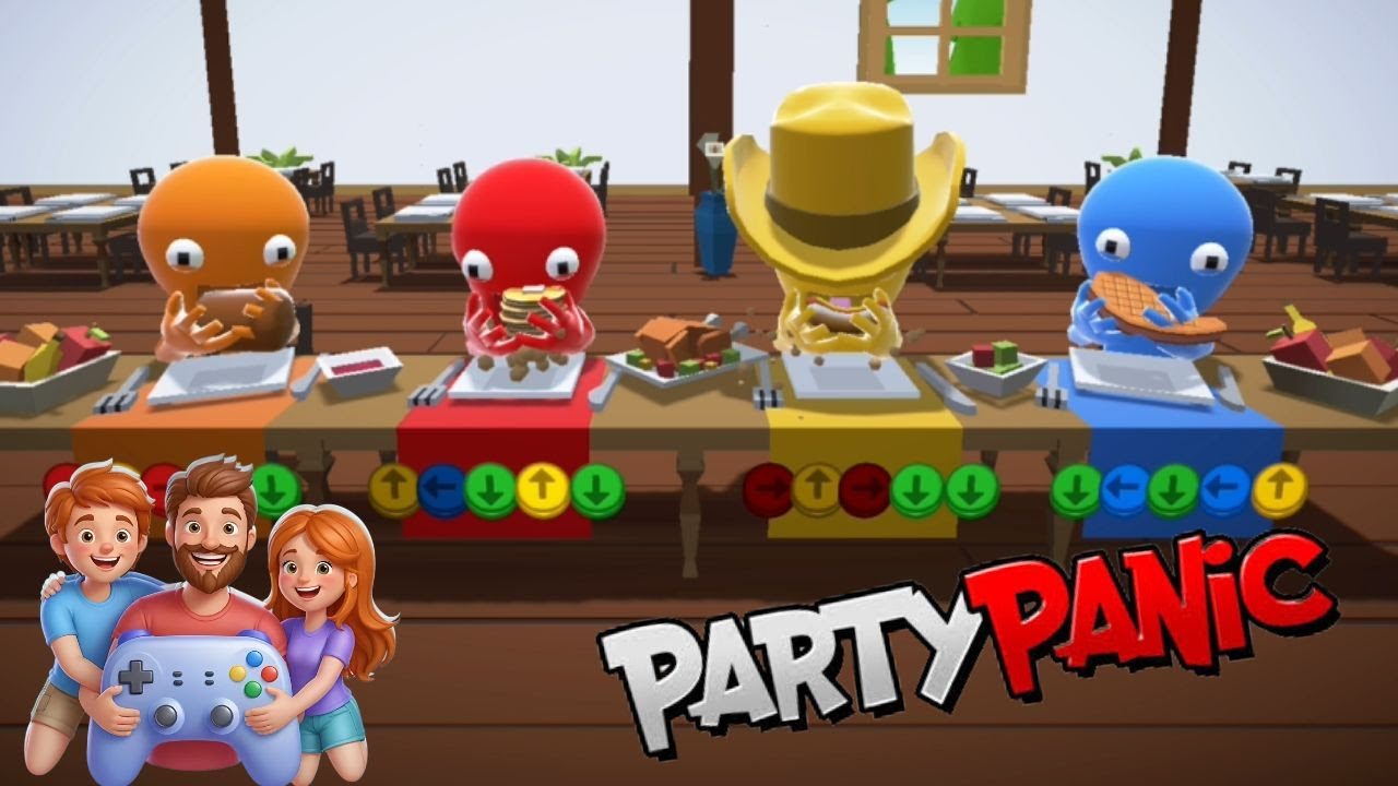 Crazy MiniGame Chaos! | Party Panic Co-Op Fun | Yalin Game
