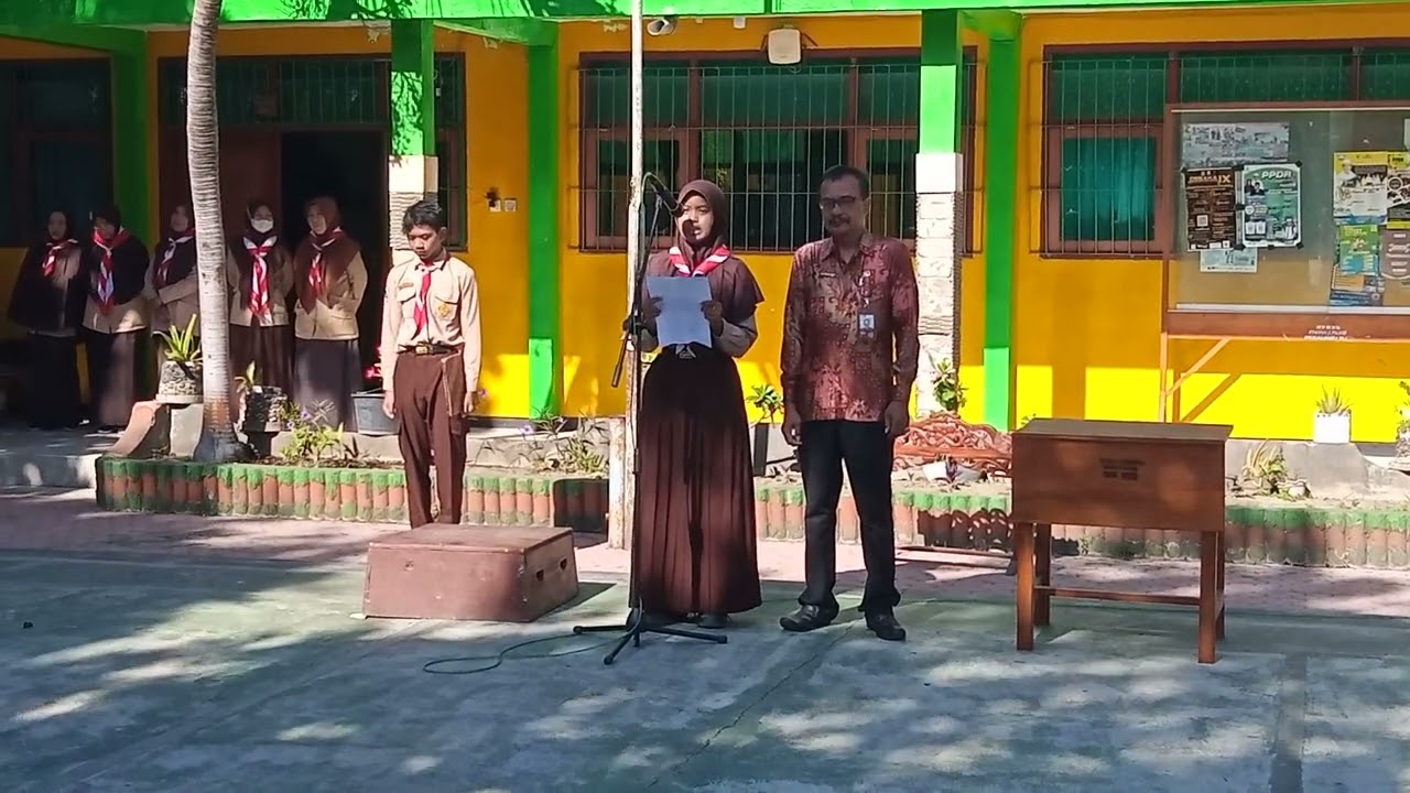 Sambutan Ketua Osis Baru Th. 2023-2024 Sukses