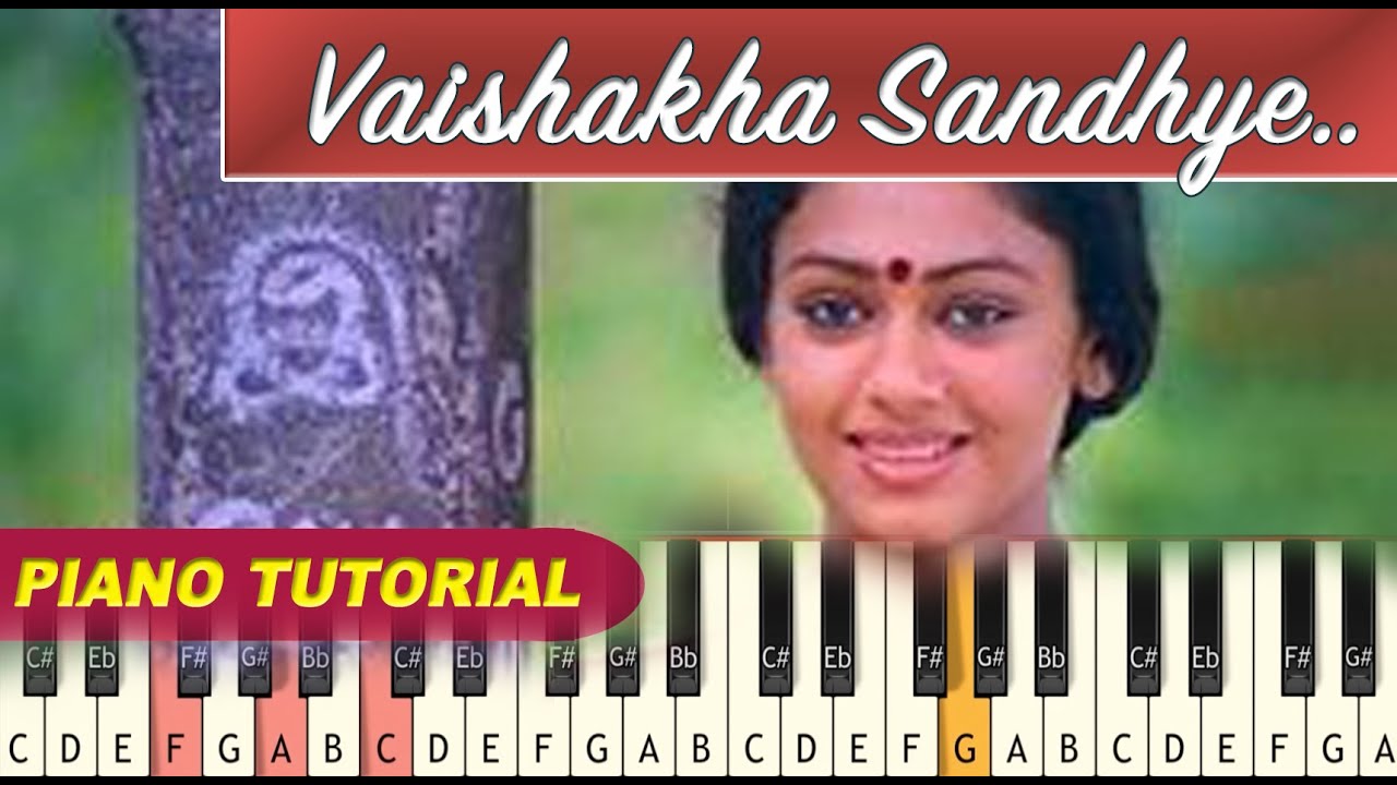 Vaisakha Sandhye Piano Tutorial | Nadodikkattu | Superhit Malayalam Song