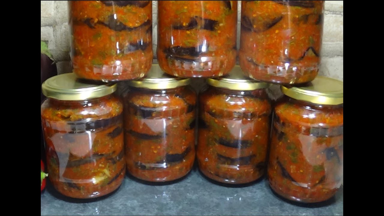 Vinete prajite cu sos pentru iarna