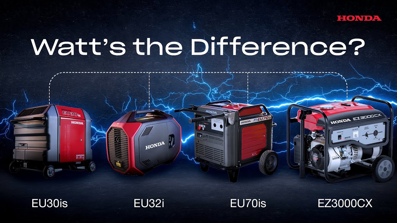 Watt's The Difference? | Honda Generators