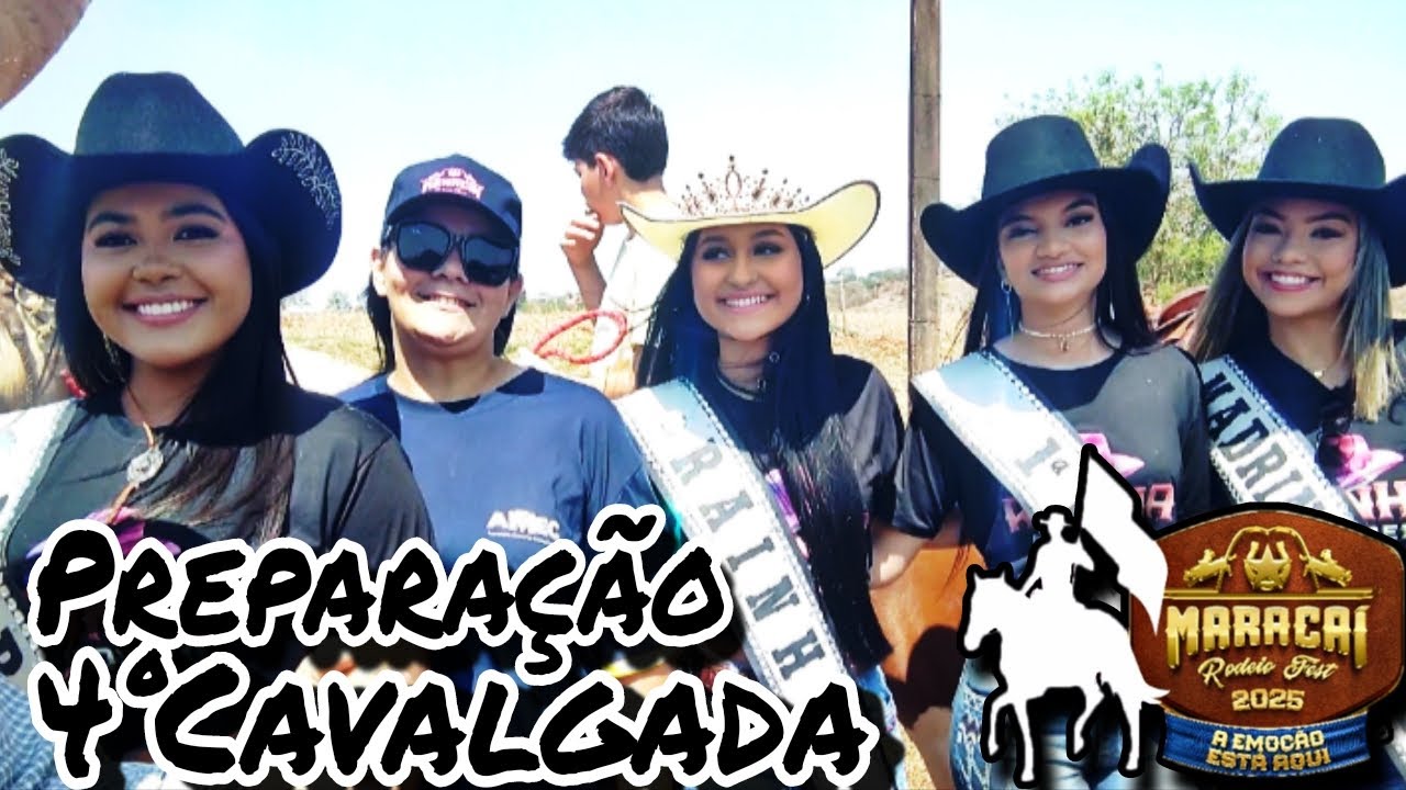 Preparação para 4°Cavalgada Rodeio Fest Maracaí/SP 05/10/2025 - Tradição 100% 