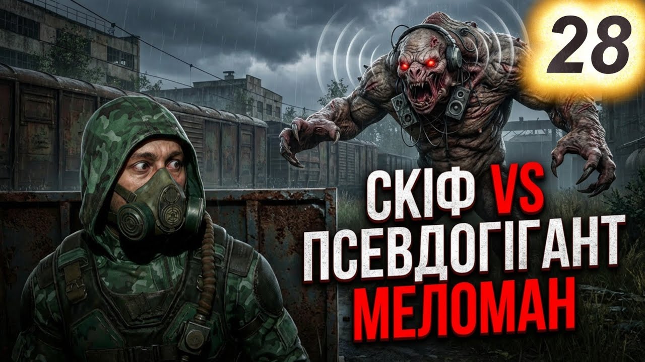 #28 Він ішов на звук… і знайшов СМЕРТЬ 😱 Скіф vs Псевдогігант | S.T.A.L.K.E.R. 2