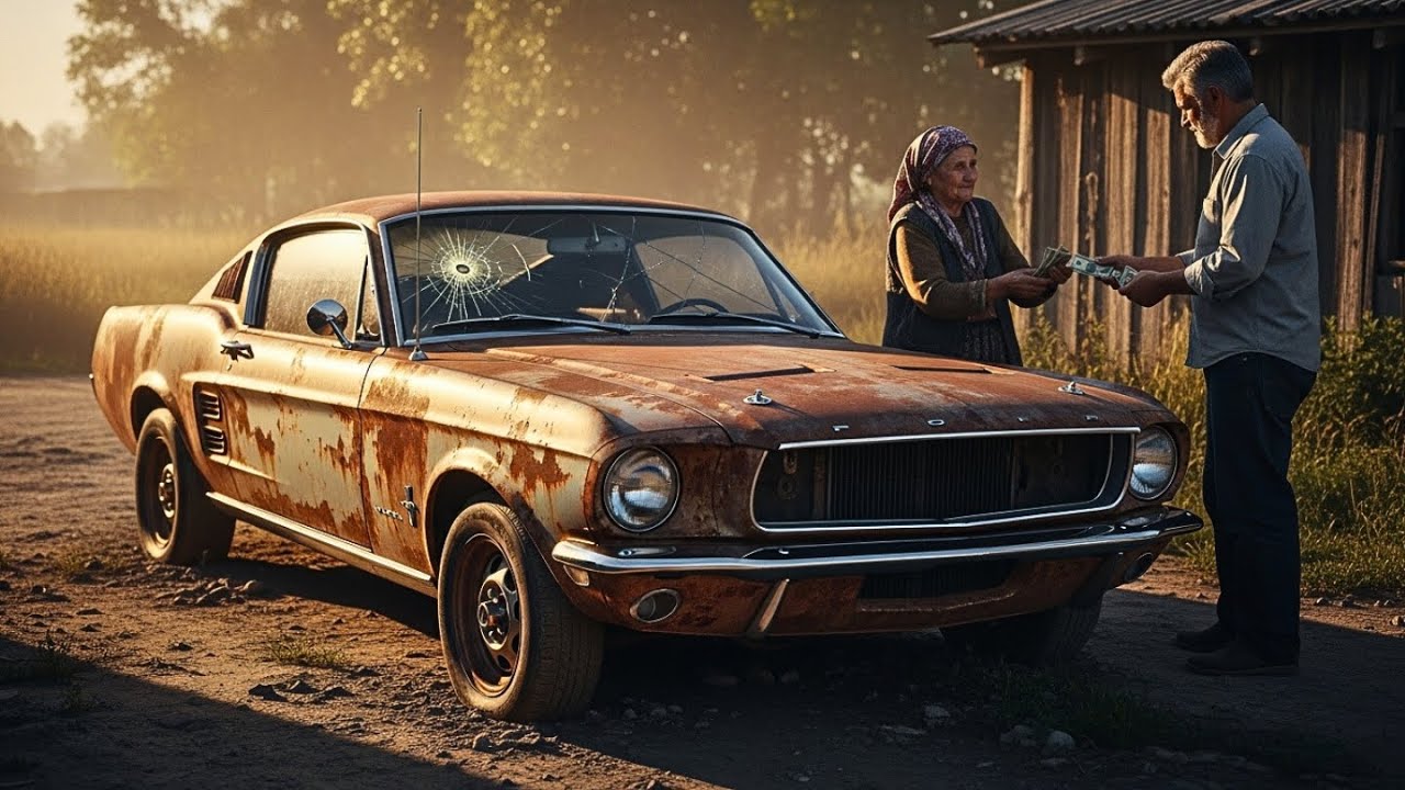 ASMR Car Restoration Full Rebuild of Ford Mustang Fastback 1967 from Abandoned  to Looking New.