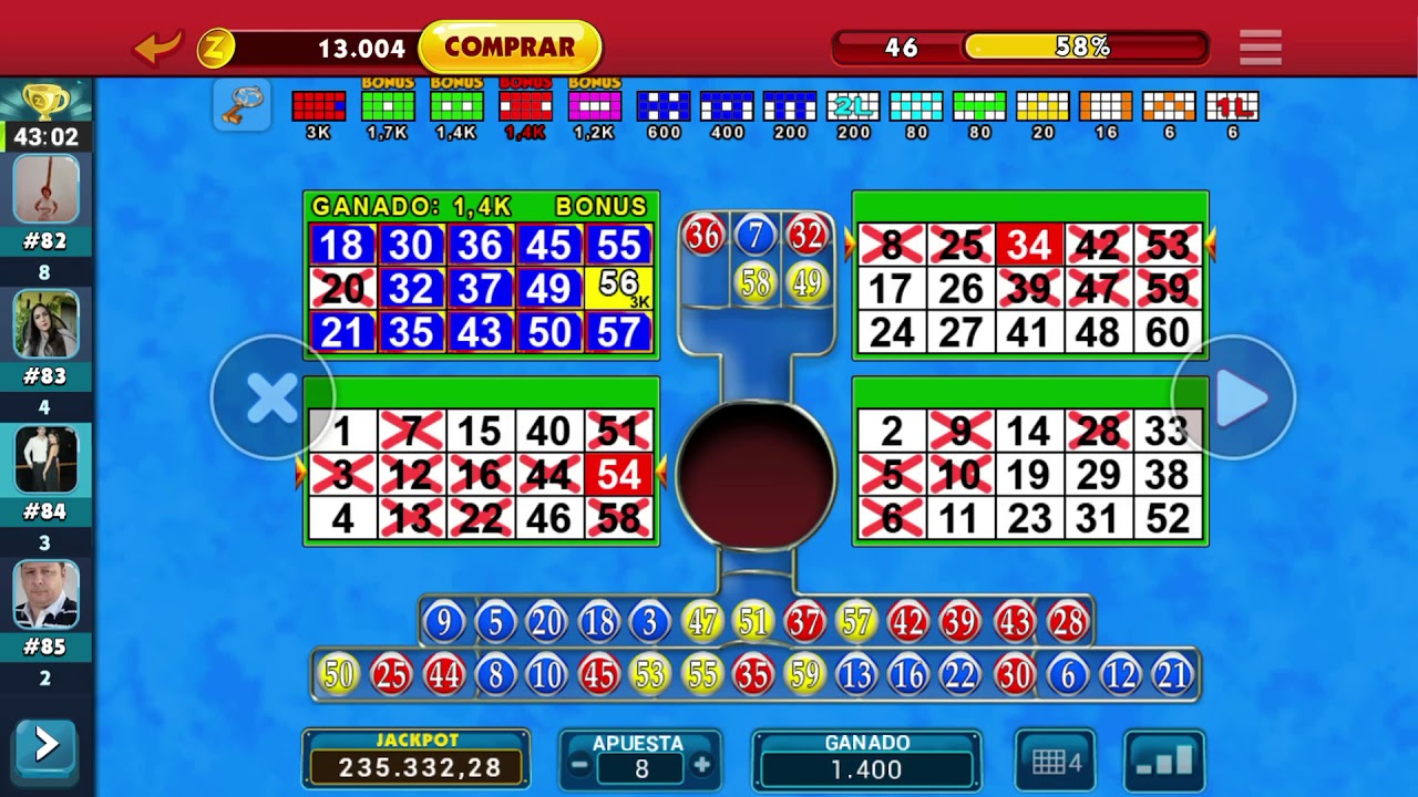 Bingo doble bonus &ldquo;cuadra,bonus&rdquo;