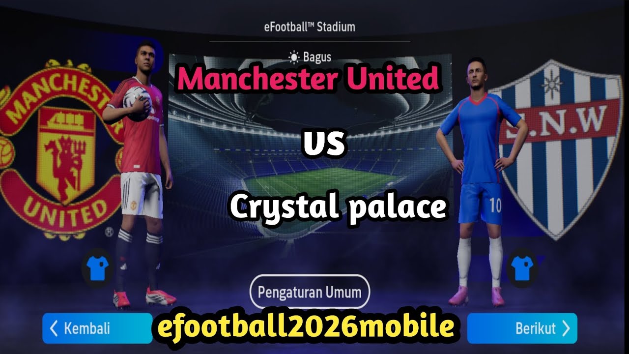 Manchester United vs Crystal palace‼️match simulation ↔️ efootball2026mobile ♨️✅ @efootball_anto
